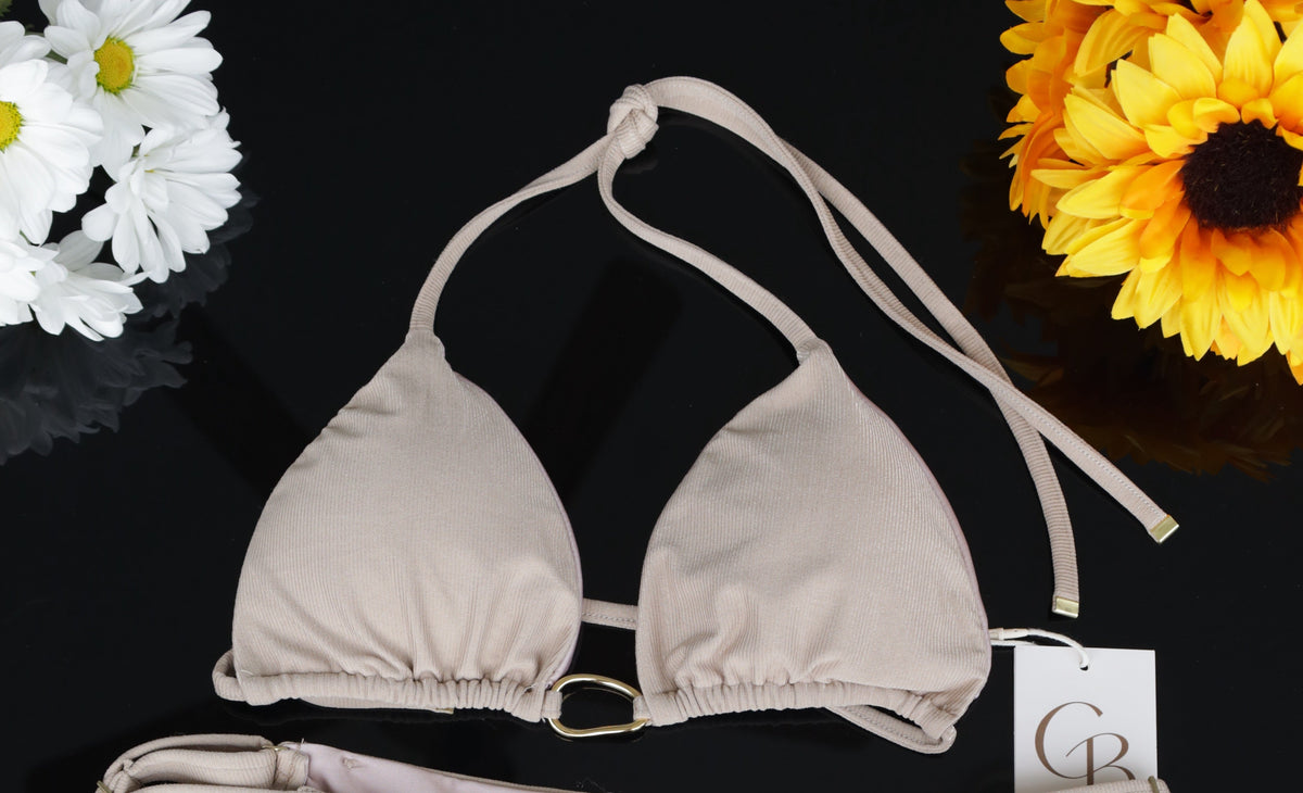BEACH TITANIUM BIKINI TOP